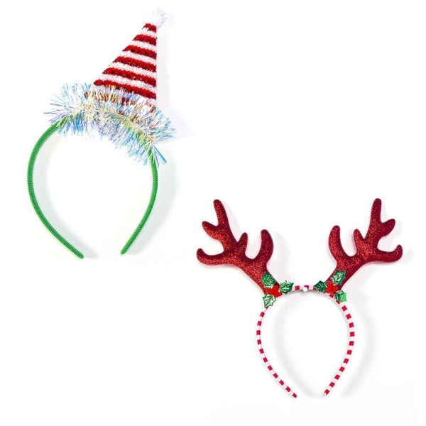 Julhuvudband för julklappar till kvinnor, flickor och barn, stil 1