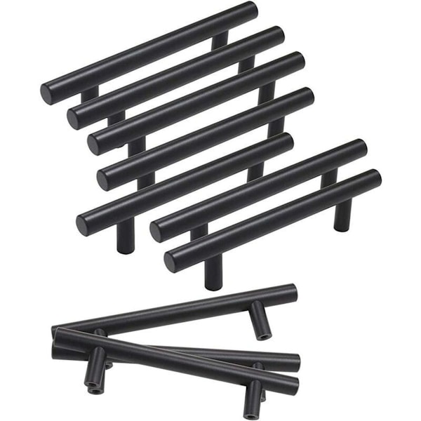 10-pack skåphandtag T-handtag köksskåp hålavstånd: 96 mm Cisea