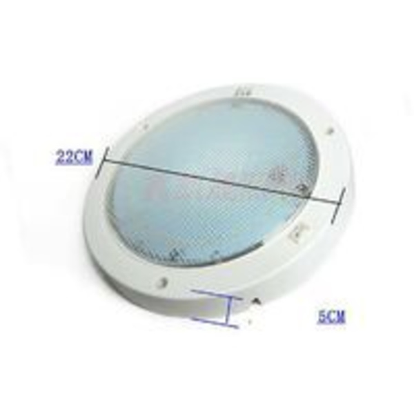 Kattoon upotettava valaisin 12v RV marine DC LED-valaisimet 9W pyöreä pinta-asennus kytkimellä