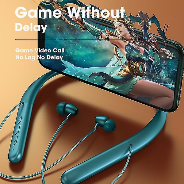 Trådlösa hörlurar 88h sport-hörlurar Fone Bluetooth V5.1 med mikrofon nackband bas stereo headset Sd Tf-kort för Xiaomi