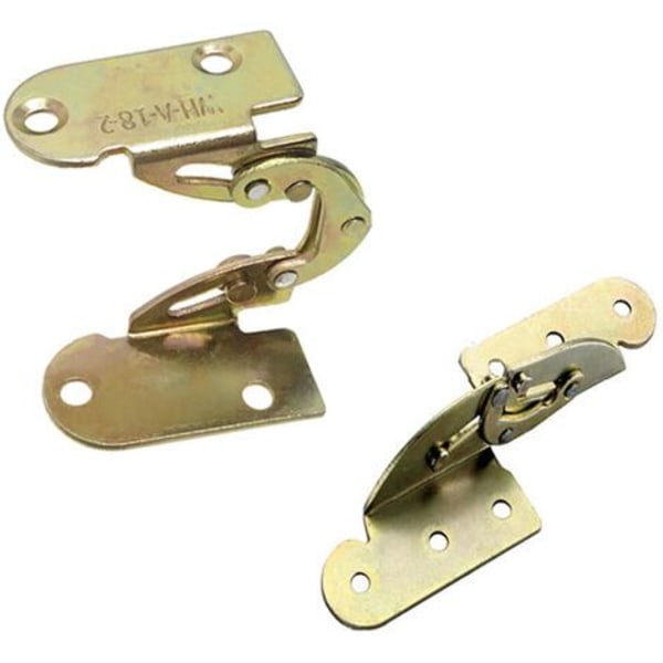 2 stk Jern Skjult Folding Hinge for Spisebord Skrivebord Seng Brakett Møbler Kombinasjon Mekanisme