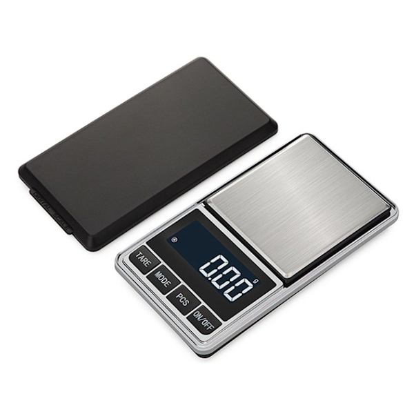 Smykker skala, digital køkkenvægt, genindlæsning vejning, 100 g/0,01 g