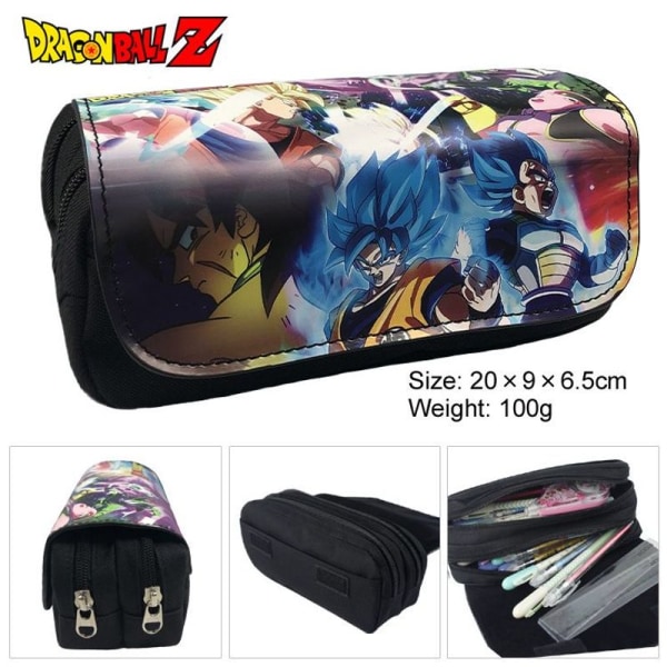 Anime Dragon Ball Graffiti Penaali Case kynälaatikko Paperitarvikkeet Musta02