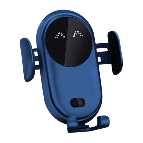 Smart biltelefonhållare för trådlös laddare Wireless Auto Sensing Blue