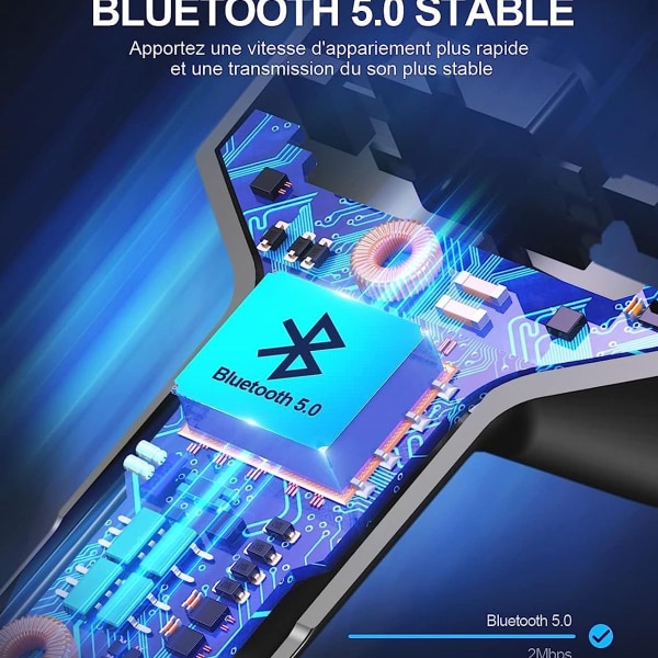 Bluetooth-auto, Bluetooth 5.0 FM-lähetin-radioadapteri, langaton MP3-musiikkisoitin