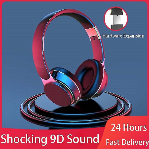 P47-kuulokkeet, langattomat kuulokkeet, Inalambicos IOS Android Mobile Xiaomi Sumsamg Huawei, tukee SD-korttia, Bluetooth-kuulokkeet