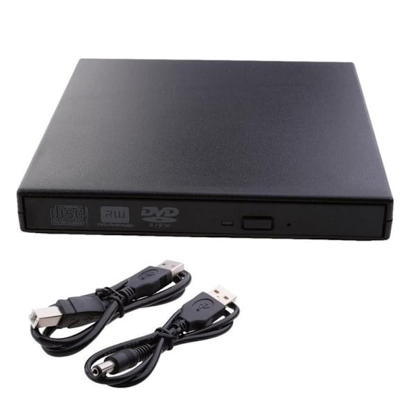 Ulkoinen CD DVD -asema, USB 2.0 kannettava DVD/CD-poltin ja
