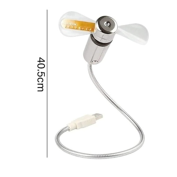USB-ur, mini LED-ur, foldbar svanehals til, LED-ur-ur