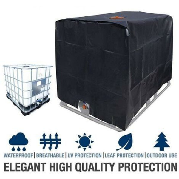 Vattentanksskydd, Vattentanksskydd 1000 L IBC, Dammsäker Anti-UV Anti-regn (116 x 100 x 120 cm)