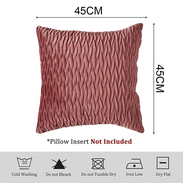 18x18 \"Sammet örngott med saxtryck trim lyxigt mjukt kuddfodral lämpligt för bondgård soffa vardagsrum