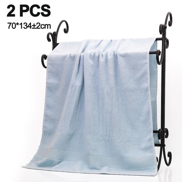 100% bomuld badelagen sæt af 2| Overdimensionerede badehåndklæder| Absorberende badelagner| 70*134 cm