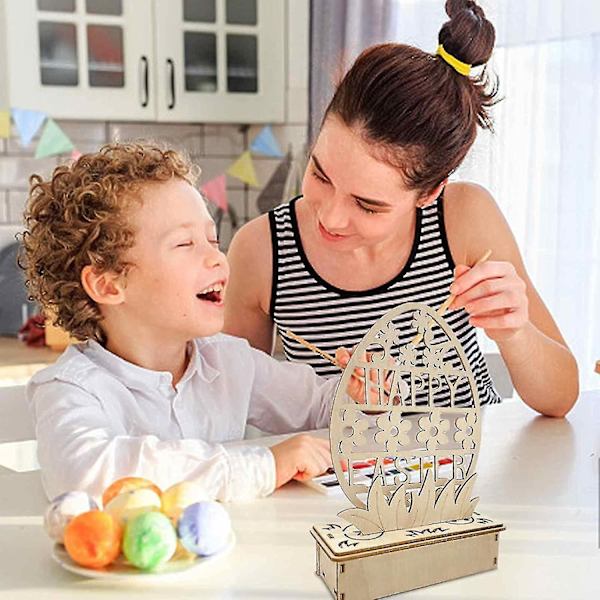 Påskägglampa, skulpterad ihålig påsknattlampa - Baby nattlampa, äggbarnrumsnattljusdekor