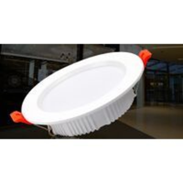 Sæt med 5 dæmpbare LED-indbyggede spotlights, ultraflade 6W indbyggede loftslamper til badeværelse, stue