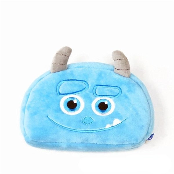 Anime Monsters University case Sulley Mike Doll Pencil Box -lompakko