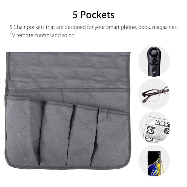 Fåtölj Armstöd Fjärrkontroll Förvaring Organizer