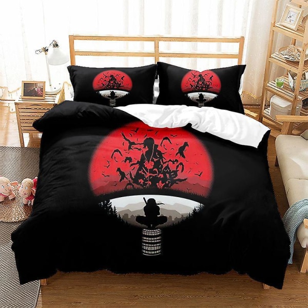 Naruto Y5 # Hemtextil Fire Shadow Series Överdrag Digitaltryck Tredjedelat Set 3d