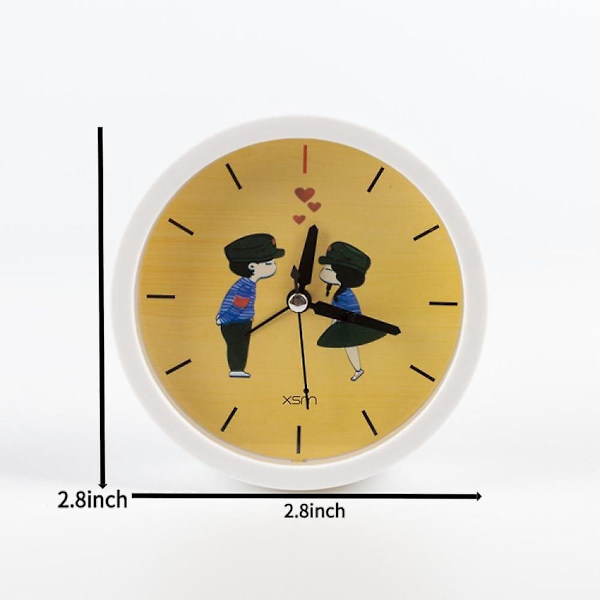 Soverom vekkerklokke, par vekkerklokke, hjemmedekorasjon, bordklokke, mini vekkerklokke