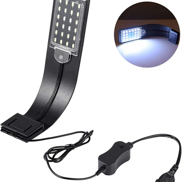 10W LED Akvarielys Belysning Kompakt akvarielys