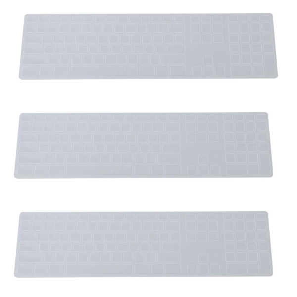 3x Silikon Tynd Hud Cover Beskytter Med Num Keypad Til Transparent