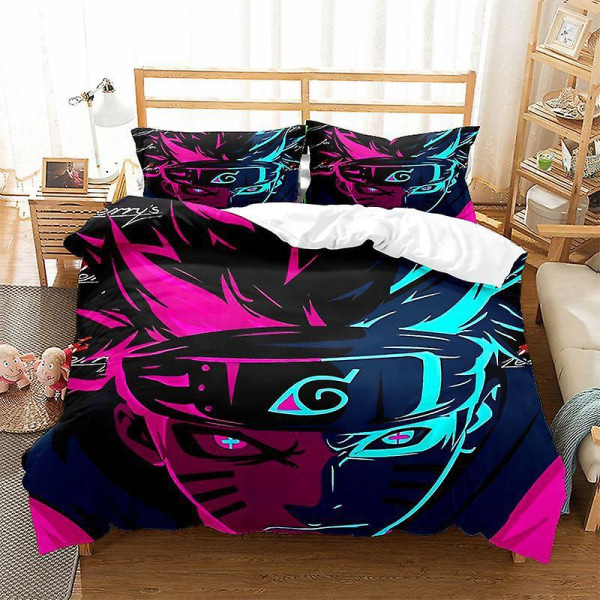 Naruto Y2 # Hemtextil Fire Shadow Series Överkast Digitaltryck Trestegsset 3d