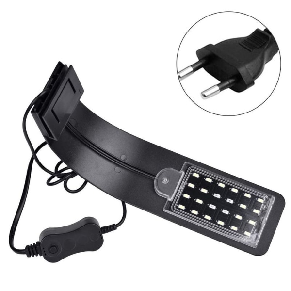 Aquarium lighting light clip, ultra-thin black