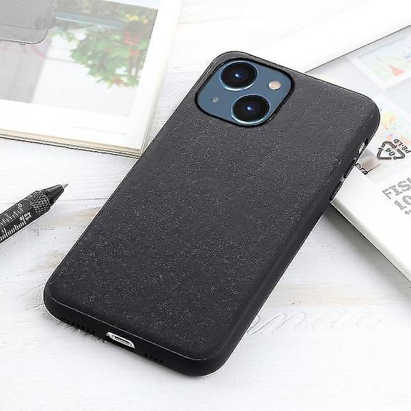 For Iphone 14 Pro Max/ 14 Pro/ 14/ 14 Plus Lammeskinn Tekstur Ekte Skinn Telefondeksel