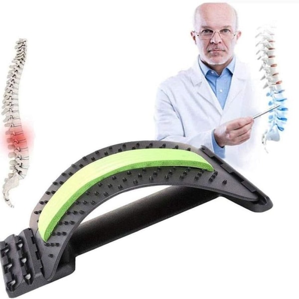 Niupsky back stretcher in the lower and upper back, back massage lumbar stretch