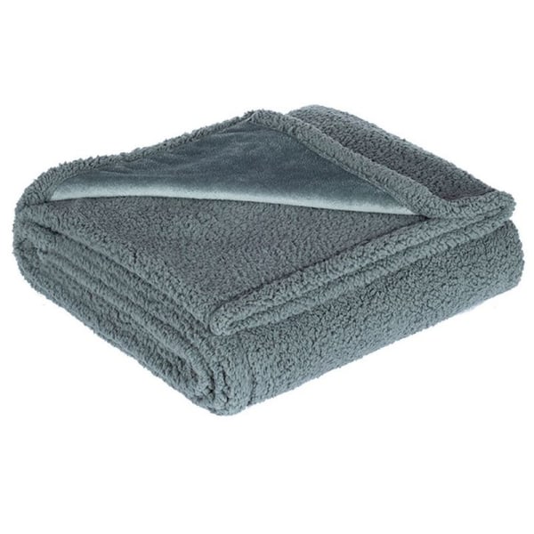 Vaskbar hundeteppe, fluffy og mykt katteteppe, for grå