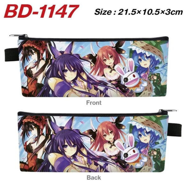 Anime DATE A LIVE Kurumi pencil case Izayoi Itsuka Tohka wallet purse