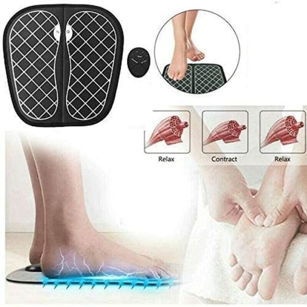 Fot Stim Pro Fysioterapi Massagematta Fällbar Bärbar Elektrisk Massagematta M
