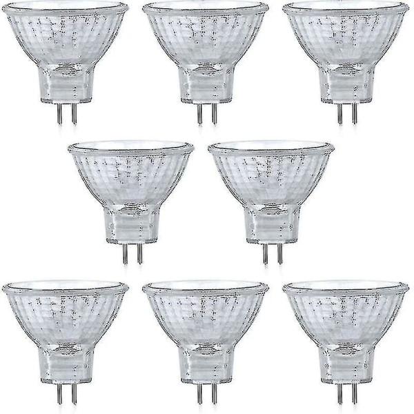 Halogenpære 12v 20w, Gu4 lyspære Varm hvit 2800k dobbel pin Reflektor Sokkelpære, Spotlight 2 nål Gu4 innfelt skinnesystembelysning