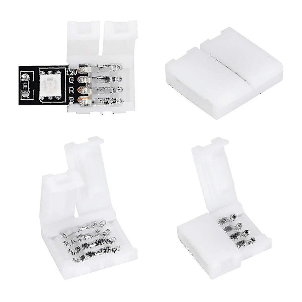 4-pin Rgb Led lysstrimmel-stik - 50 stk.