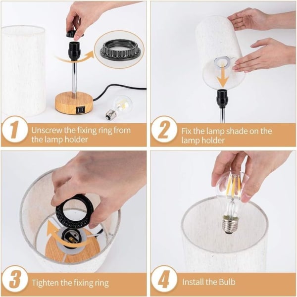 Minimalistisk design for hjemmet ditt? - Denne dimbare bordlampen med berøringskontroll