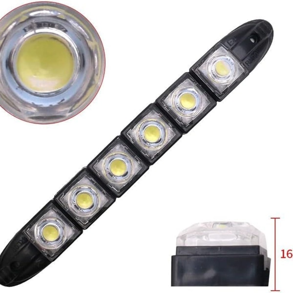 LED-joustava 12V auton kuorma-auton päiväajovalot sumuvalot vedenpitävät päiväajovalot