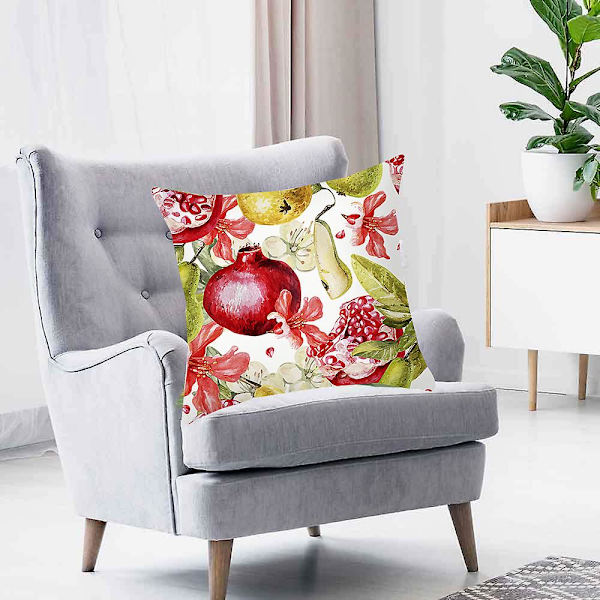 Kuddfodral med frukttryck, Kuddfodral för kontor, Soffa Kuddfodral
