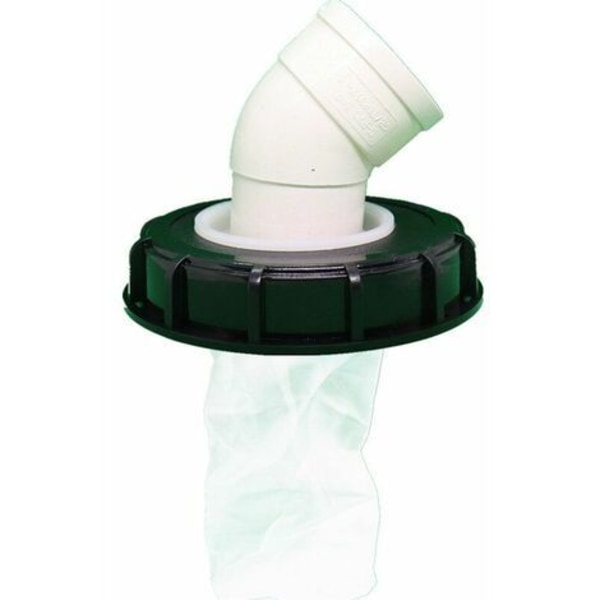 Ton Tunna Tillbehör IBC Tunna Plastlock 163mm med Filter Tunna Topplock Tunna Filter (Rakt Huvud)