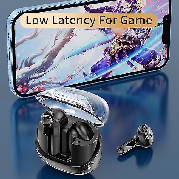 In-ear trådbundna hörlurar Subwoofer Stereo Bass Hörlurar Headset Med Mikrofon För Telefon (blå)