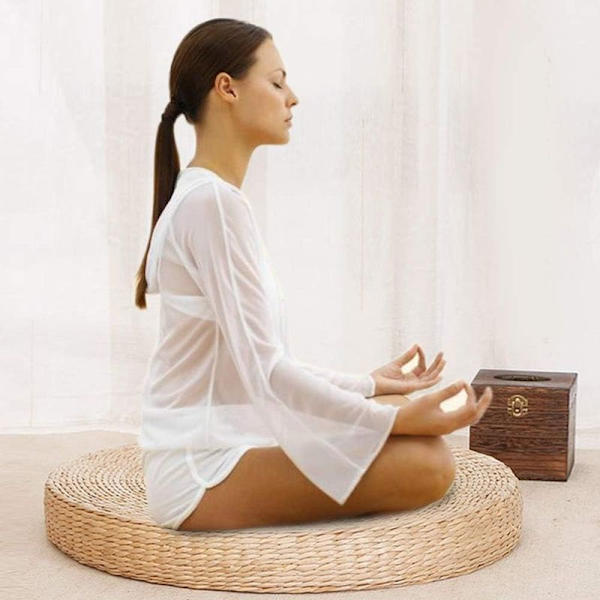 Meditaatiomatto Tatami-matto lattiamatto olkimatto joogapatja meditaatiotyyny
