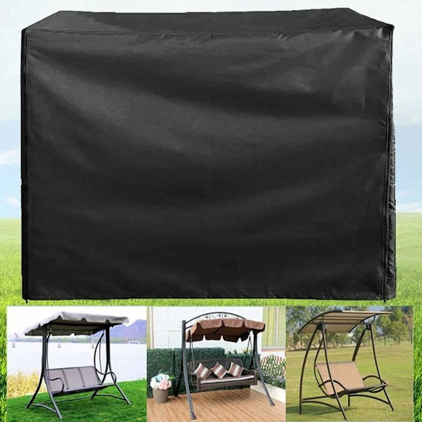 Vedenpitävä 3-istuttavan puutarhakeinusuojus 220x125x175cm 210D Oxford Anti-U