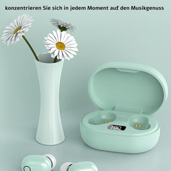 Trådløst Bluetooth-headset Farge Stereo Mini Touch TWS In-Ear