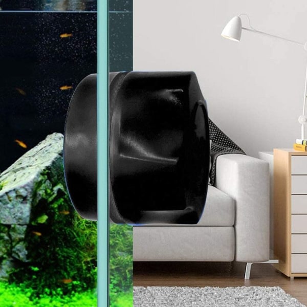 Akvarieglas magnetisk rengöringsborste akvarium svart