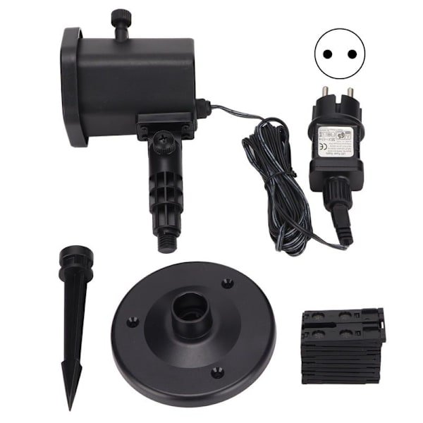 Julprojektorlampa IP44 Vattentät 12 Mönster Plug
