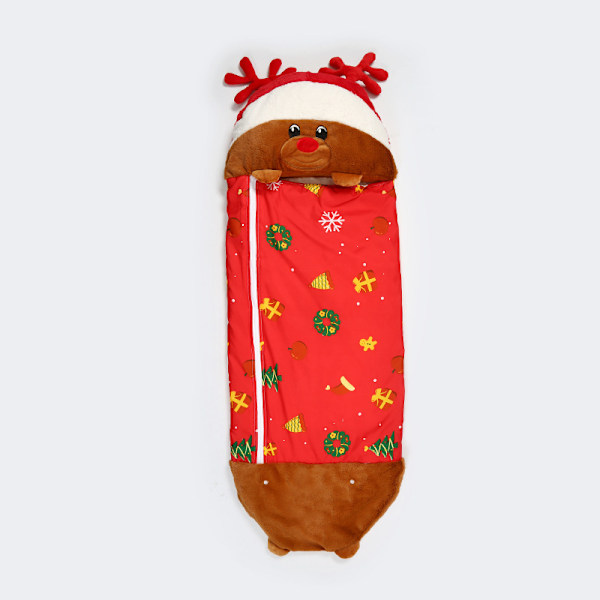 Stor sovepose til børn, blød varm pude, enhjørning legetøjsgave, flere valgmuligheder Elk model Small size length 135cm