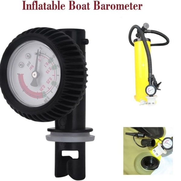 Kajakbarometer, tryckmätare för gummibåtar, luft