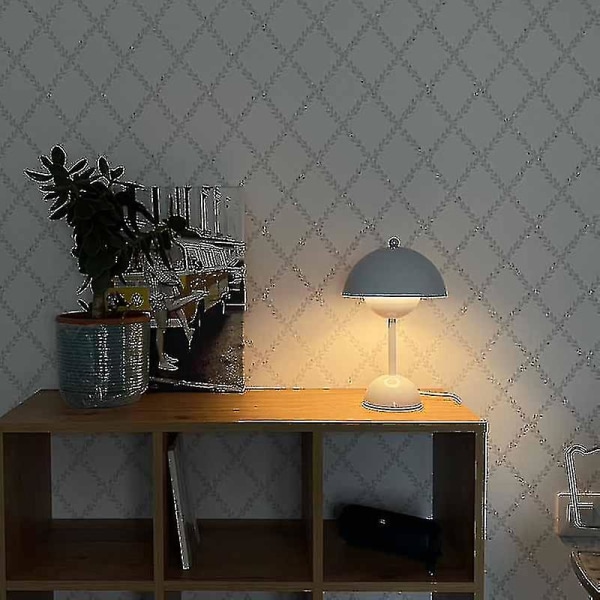 30*18cm Blomknopp LED Bordlampa Glow-in-the-dark Svamp Bordlampa Skandinavisk Sängbord Bröllopsskrivbord Enkel Dekoration Sovrum Mo