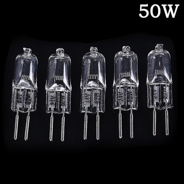 5 stk 24v G5.3 35w/50w Base Halogenpærer Lyspære