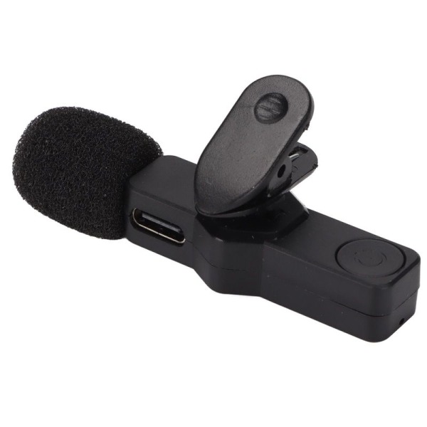Trådløs lavalier-mikrofon, plug and play, genopladelig