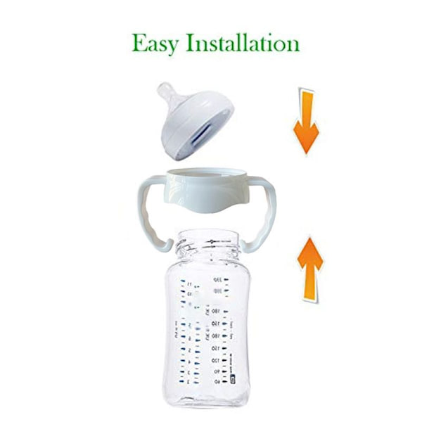 Stykke flaskehåndtag Kompatibel med Natural Baby Feeding White