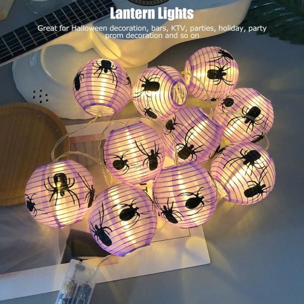 LED Halloween riippuvat taittuvat lyhtykeijut valot