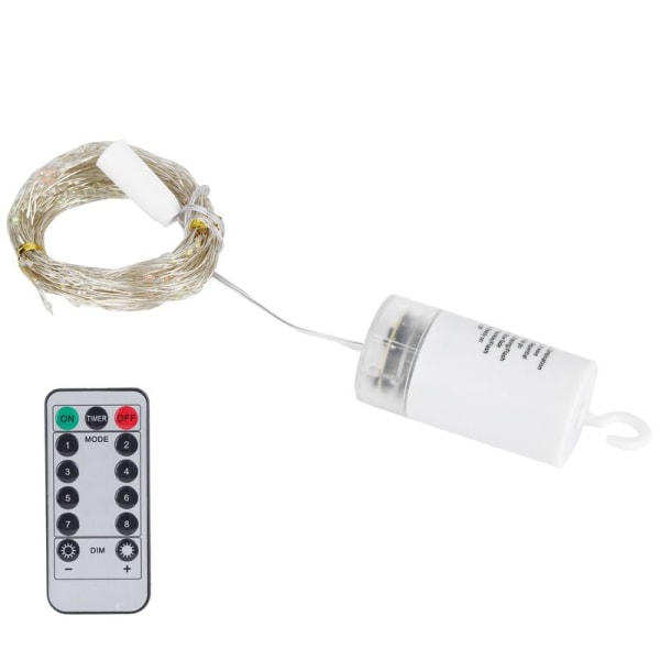 200 LED lange julelys med 8 moduser til juletreet
